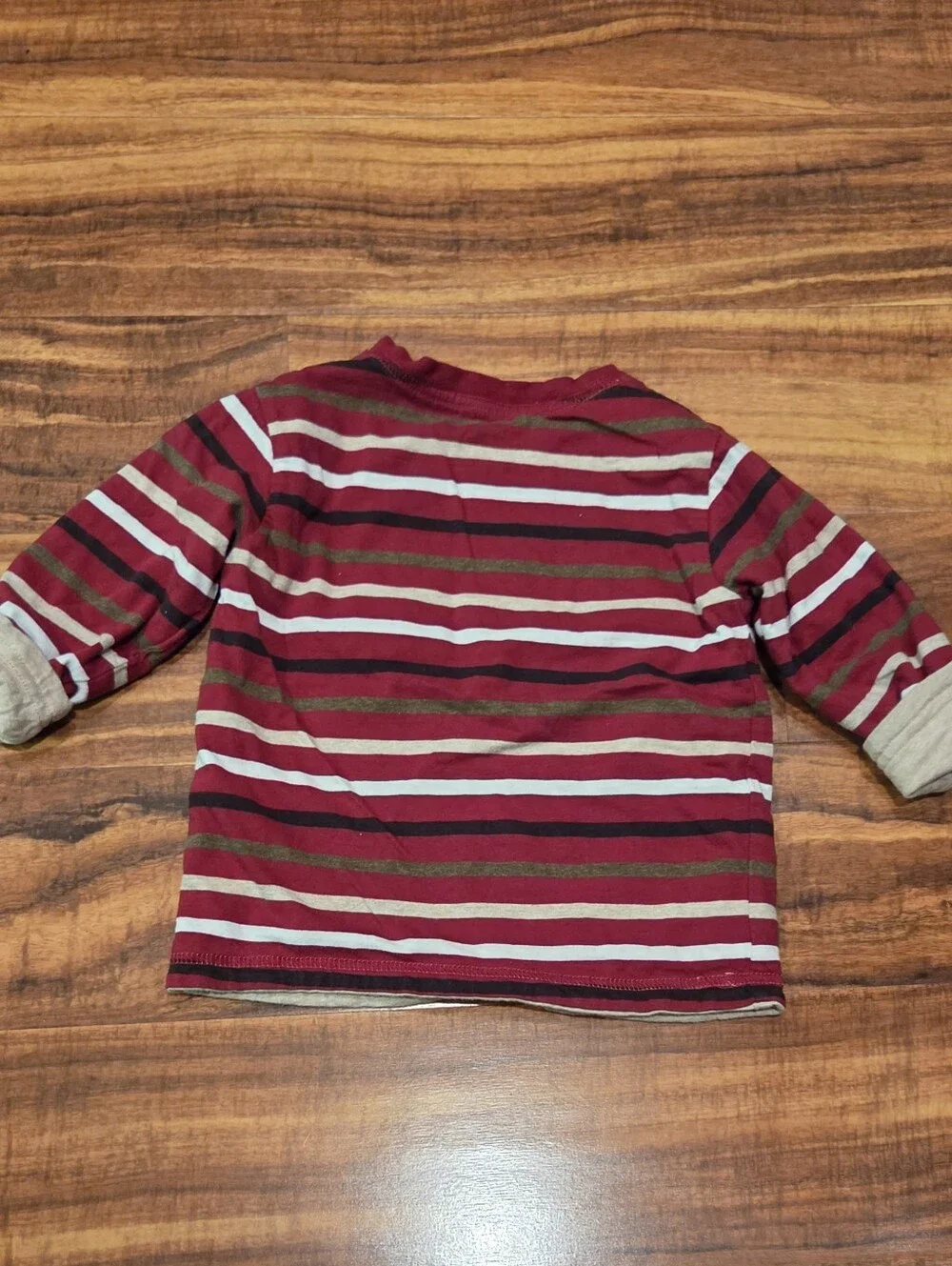 Gymboree EUC 2T Reversible Striped Top and Beige Dog Corduroy Pants